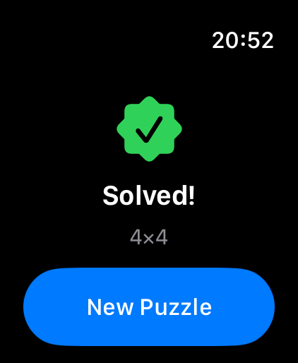 Apple Watch streak view