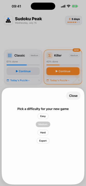 Sudoku Peak gameplay video